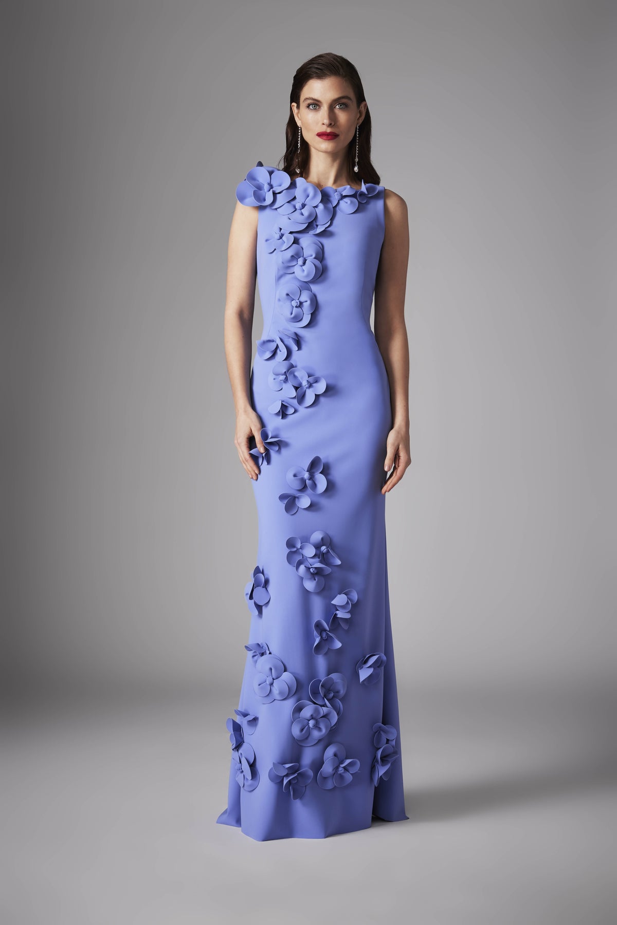 SLEEVELESS JERSEY GOWN