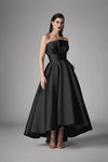 Strapless High Low Gown