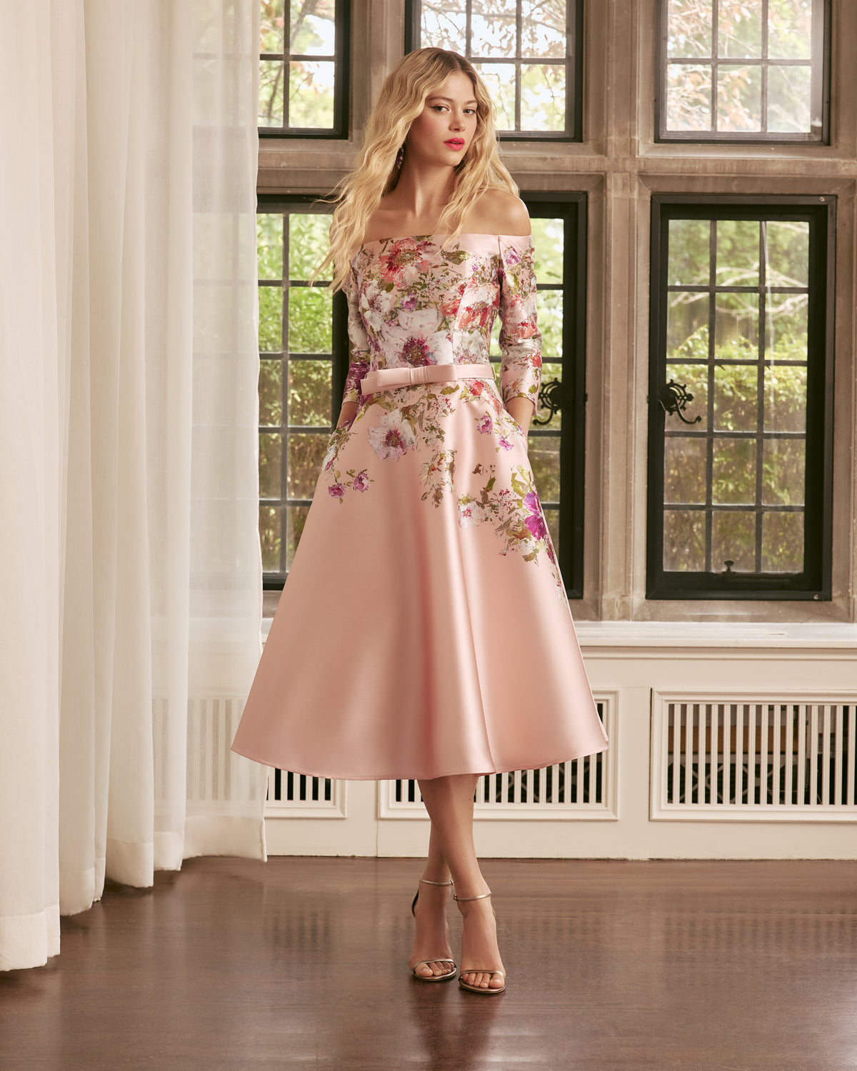 OFF-THE-SHOULDER DRESS