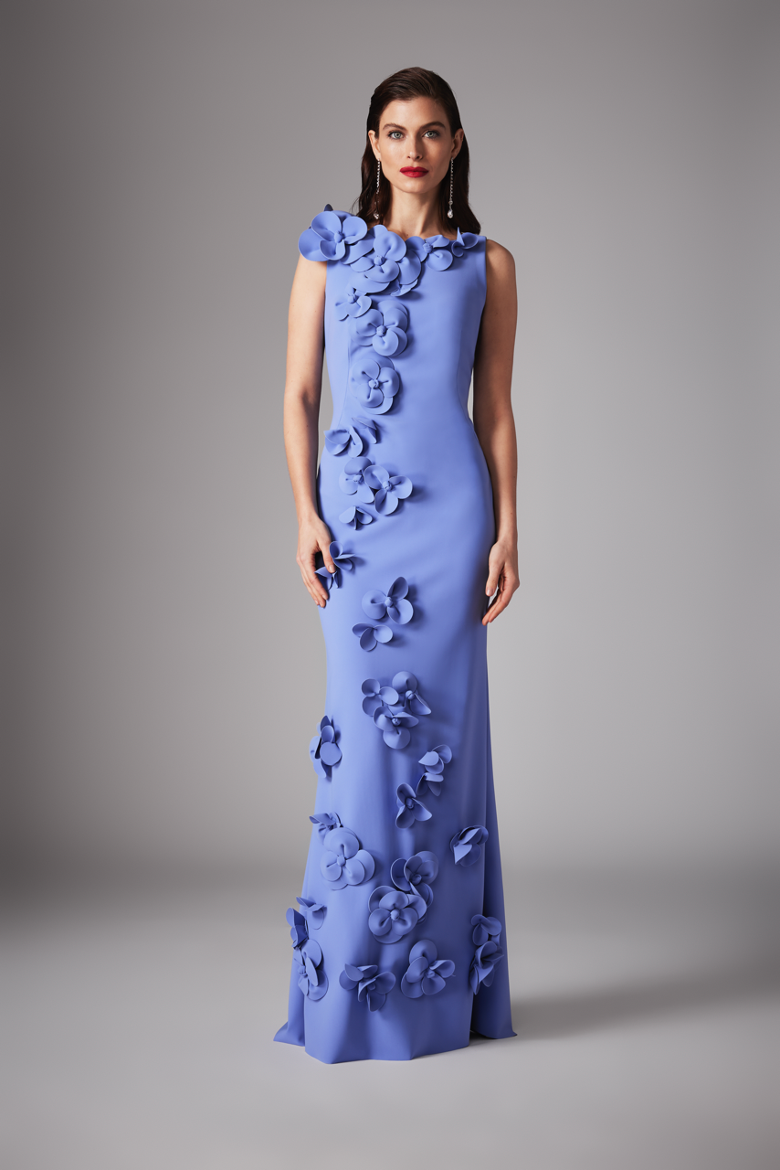 SLEEVELESS JERSEY GOWN