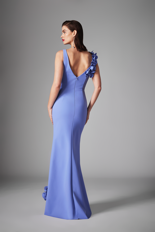 SLEEVELESS JERSEY GOWN