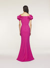 OFF-THE-SHOULDER JERSEY GOWN