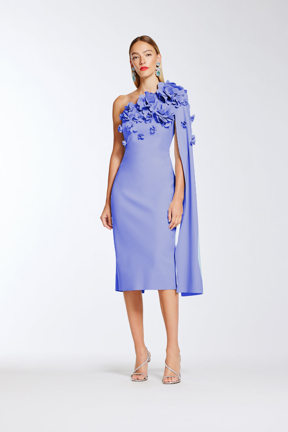 ONE SHOULDER JERSEY DRESS