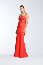 STRAPLESS JERSEY GOWN