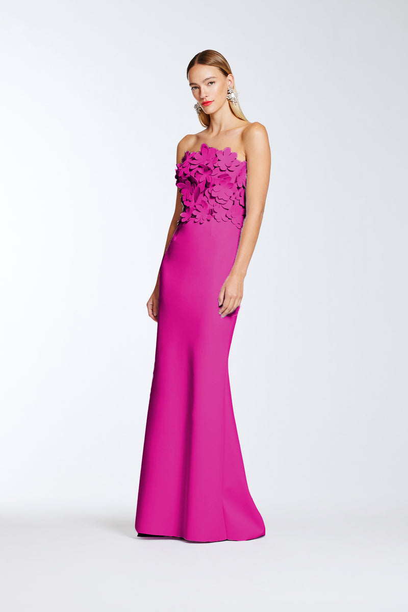 STRAPLESS JERSEY GOWN