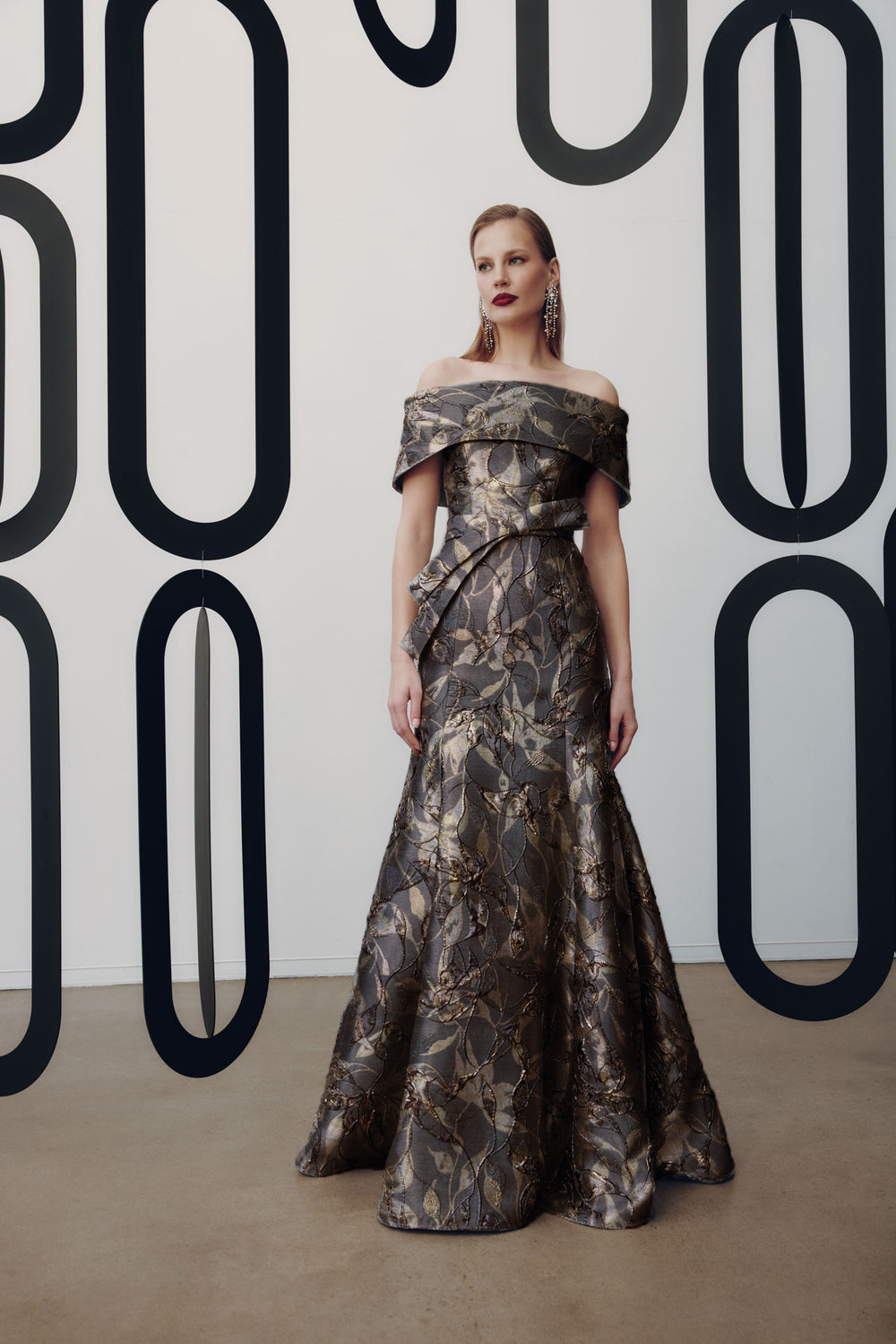 Off-the-Shoulder Gown