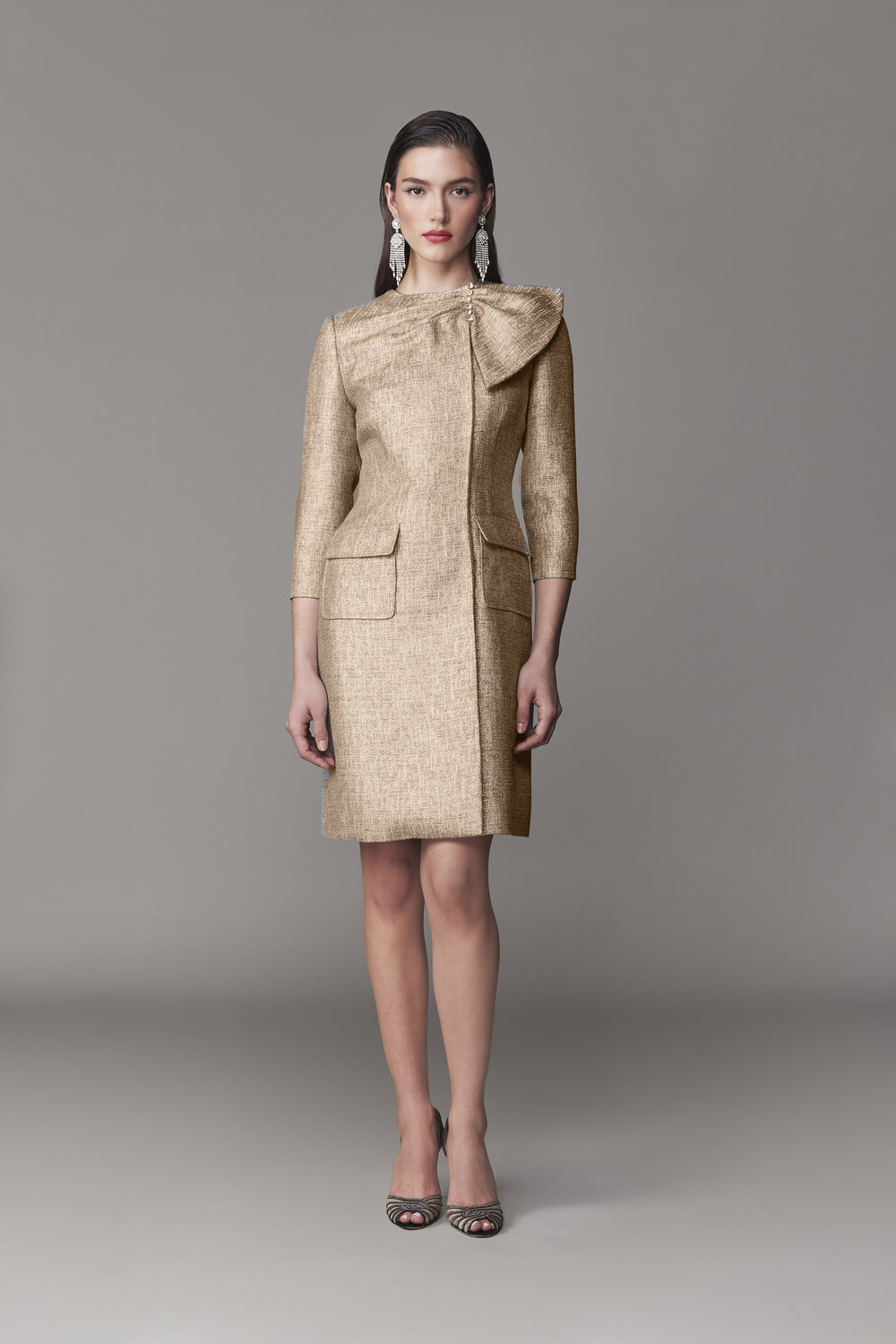 DRESS WITH 3/4 SLEEVES