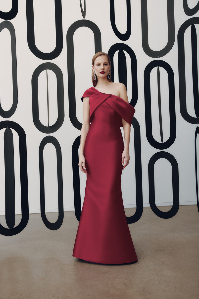 Off-the-Shoulder Gown