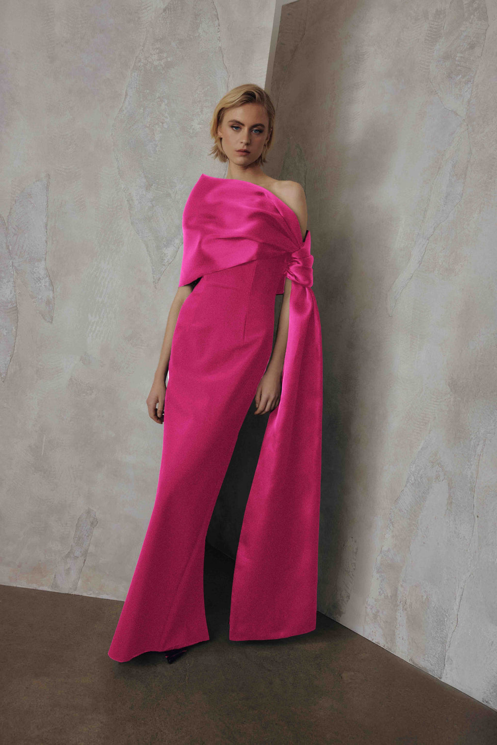 OFF-THE-SHOULDER GOWN