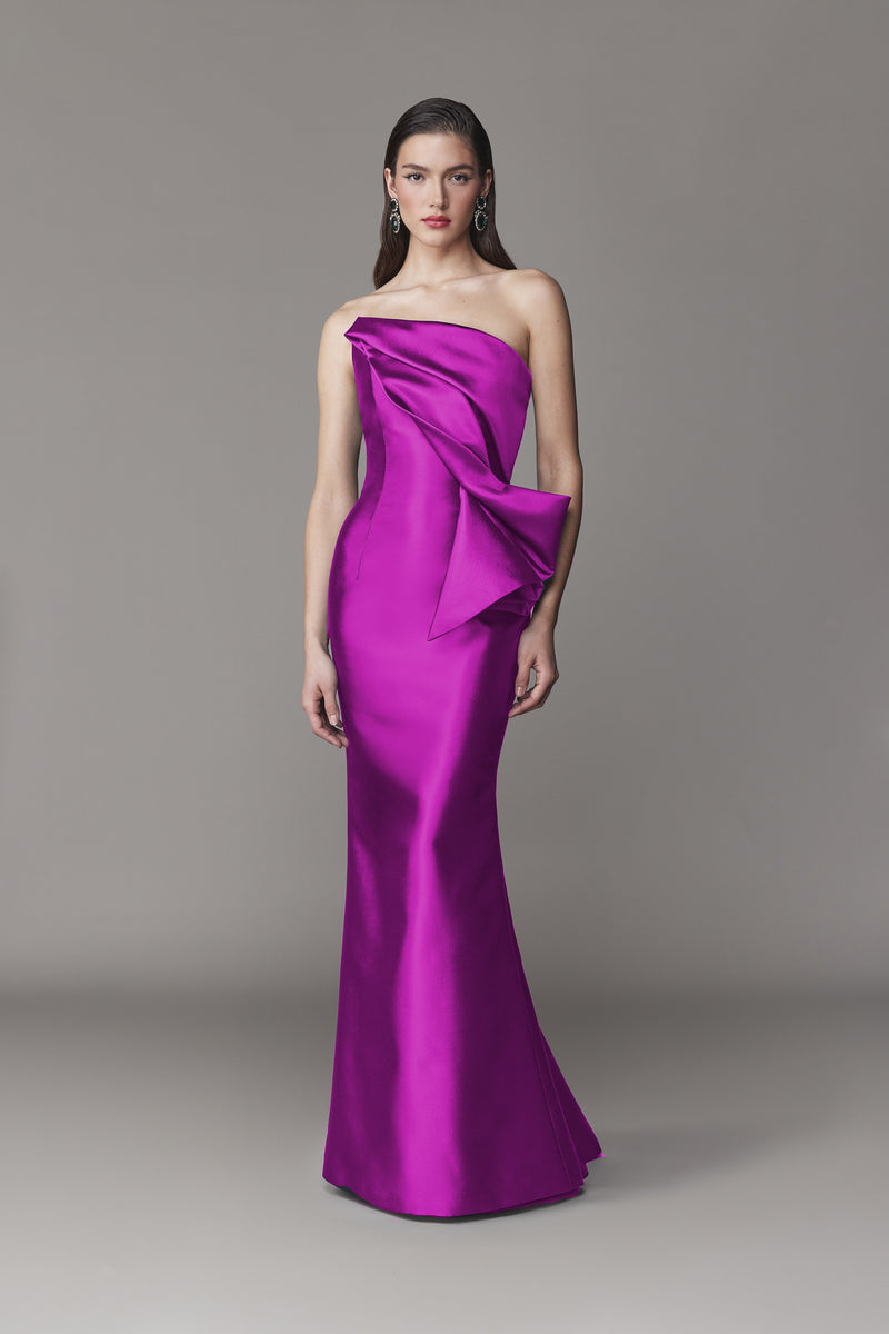 OFF-THE-SHOULDER GOWN