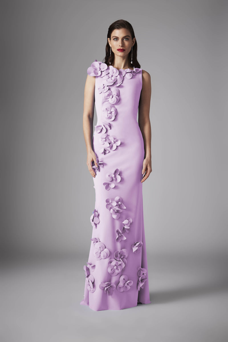 SLEEVELESS JERSEY GOWN