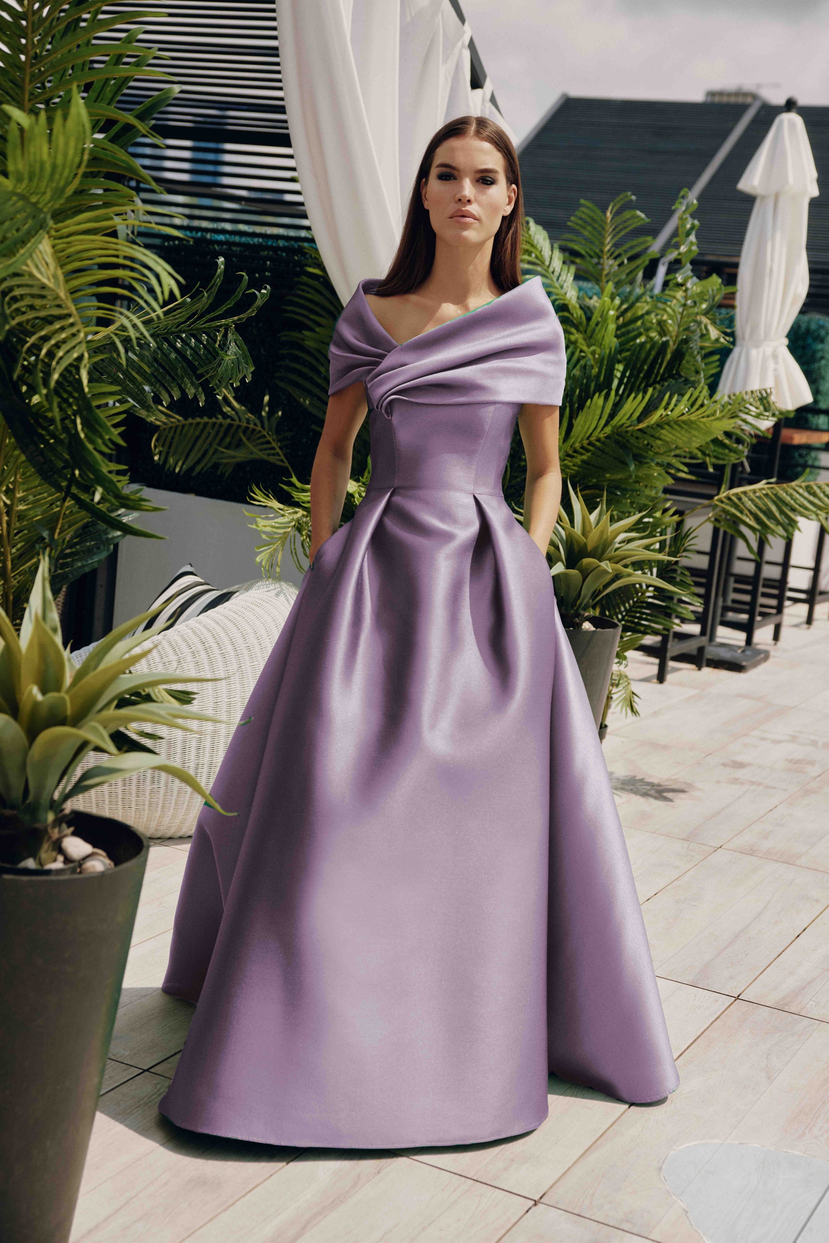 Off-the-shoulder Gown – Frascara