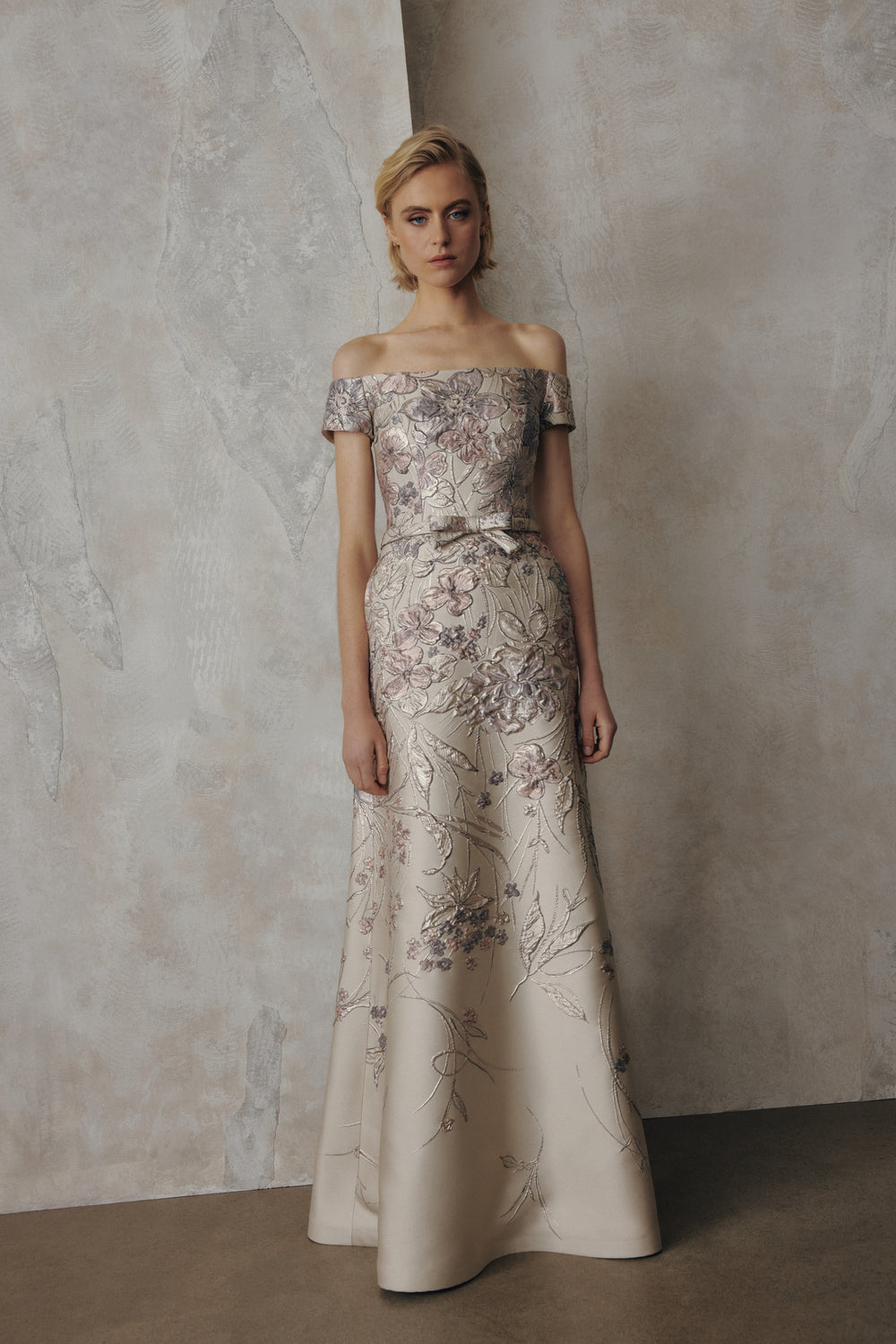 OFF-THE-SHOULDER GOWN