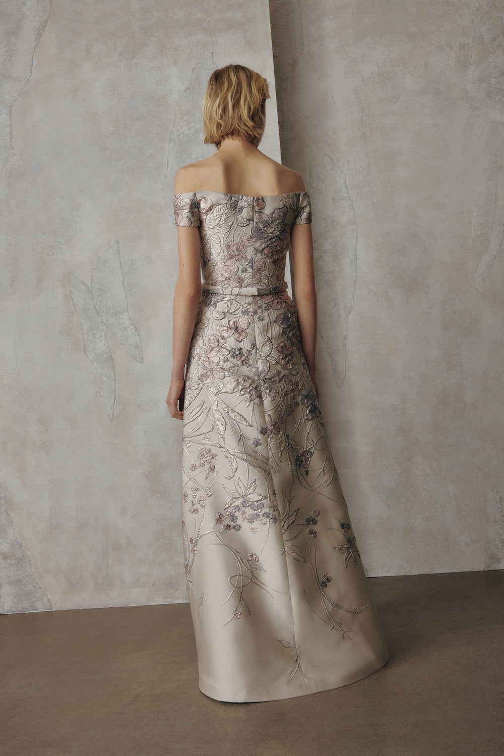 OFF-THE-SHOULDER GOWN