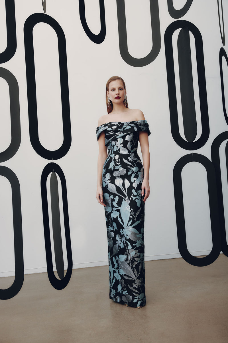 Off-the-Shoulder Gown