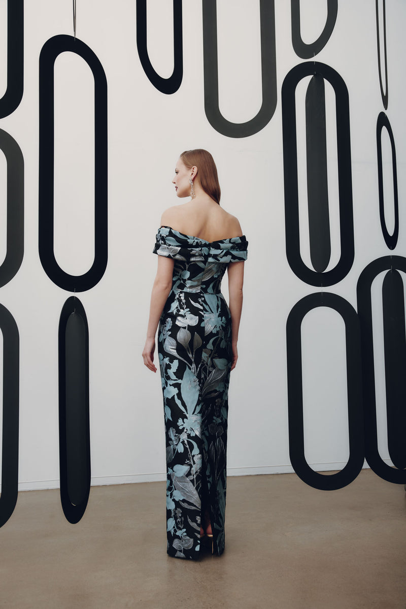 Off-the-Shoulder Gown