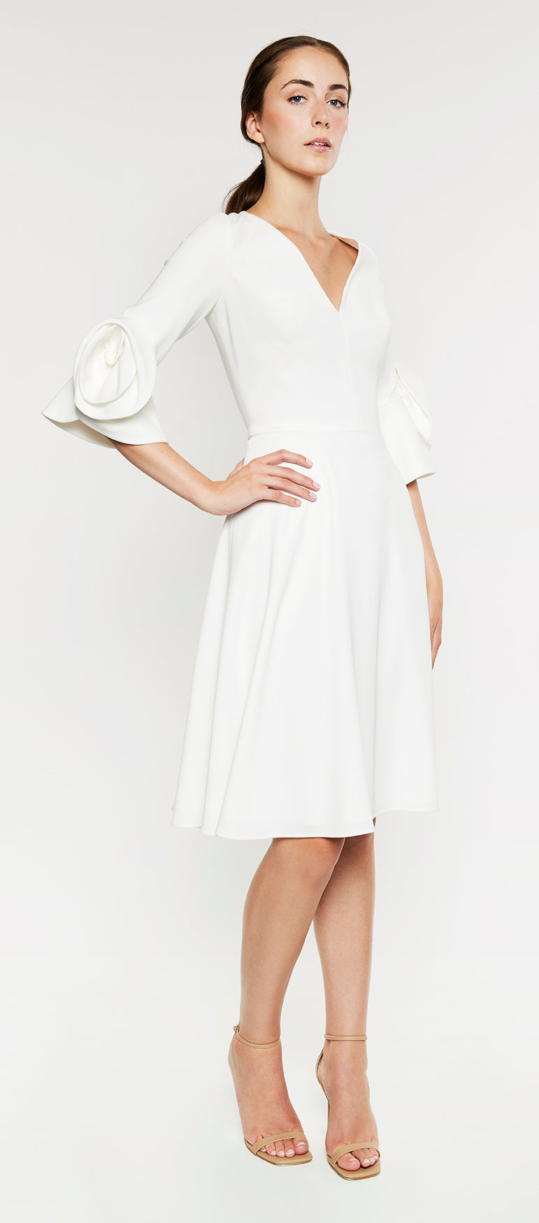 Vestido de manga 3/4