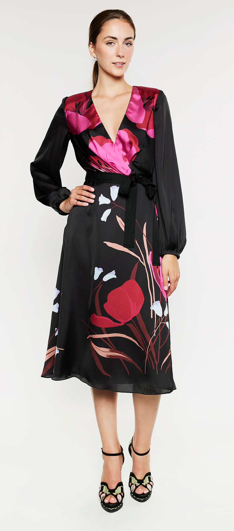 Vestido de manga larga