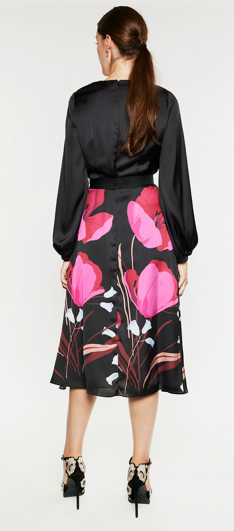 Vestido de manga larga